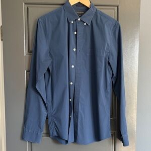 Men's Banana Republic Blue Button-Down Shirt